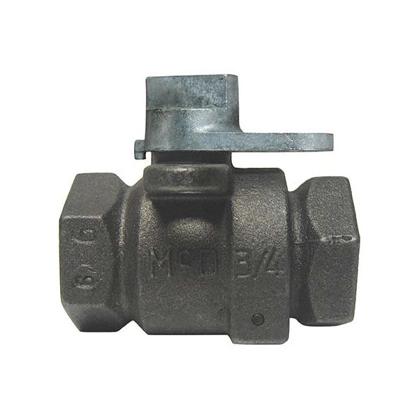 3/4" Gas Shutoff Valve, Wing lock